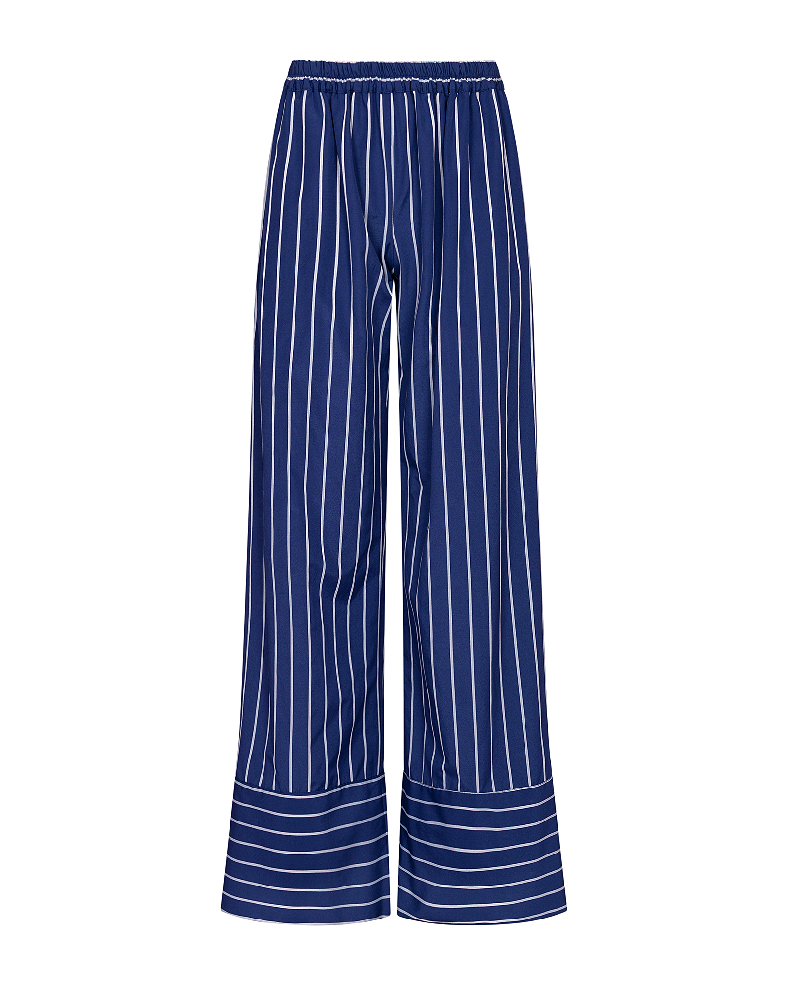 0202 Wide - Leg Trousers - ST 0202 Dark Blue - Image 1