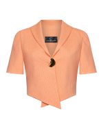 Short Sleeve Tailored Blazer - ST 0209 Coral