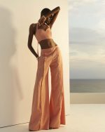 Structured Sweetheart Cropped Top - ST 0210 Coral