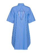 Relaxed Shirt Dress- ST-0217 Blue - Image 3