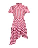 Layered Striped Shirt Dress - ST 0222 - Image 2