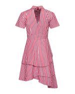 Layered Striped Shirt Dress - ST 0222 - Image 3
