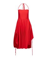 Off - Shoulder Sculpted Dress - ST 0224 Red - Image 2