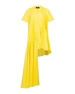 Asymmetric Tiered Shirt Dress - ST 0232 Yellow - Image 2