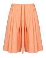 Striped Belted Bemuda Shorts - ST 0236 Coral - Image 2
