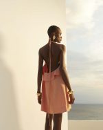 Open - Back Mini Dress - ST 0239 Coral