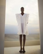 Statement Volan Dress - ST 0240 White