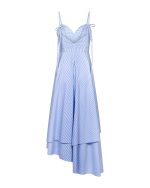 Striped Maxi Dress - ST 0241 Light Blue - Image 3