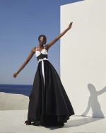 Two Tone Maxi Dress - ST 0247 Black