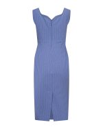 Striped Midi Dress ST 0255 Blue - Image 3