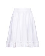 Flowly Skirt with Volan - ST 0256 White - Image 2