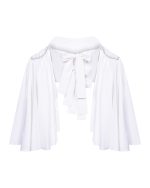 Corset Top with Unique Sleeves - ST 0257 White - Image 4