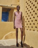 Ruched Mini Dress - ST 0276 Rotten Apple