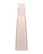 Open - Back Fluid Maxi Dress - ST 0277 Nude - Image 4