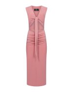 Cut - Out Ruched Midi Dress - ST 0280 Rotten Apple - Image 2