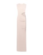 Cut - Out Maxi Dress - ST 0285 Nude - Image 2