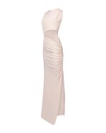 Cut - Out Maxi Dress - ST 0285 Nude - Image 3