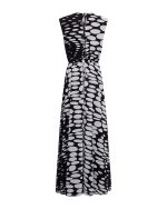 Graphic Polka - Dot Maxi Dress - ST 0303 Black - Image 3
