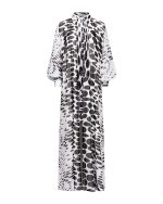 Polka - Dot Shirt Maxi Dress - ST 0304 White - Image 2
