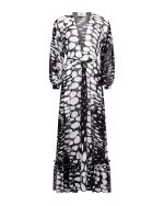 Polka - Dot Flowing Kimono - ST 0306 White - Image 2