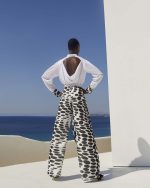 Open - Back Tie Shirt - ST 0309 White - Image 2