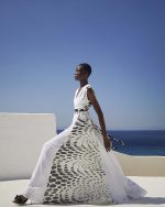 Two - Tone Flowing Maxi Dress - ST 0311 White - Image 2