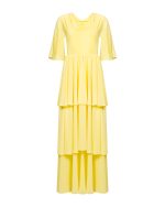 Layered Flowing Maxi Dress - ST 0314 Yellow - Image 2