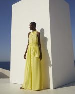 Sleeveless Shirt Dress - ST 0323 Yellow