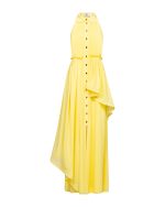 Sleeveless Shirt Dress - ST 0323 Yellow - Image 2
