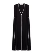 Long Sleeveless Layered Vest  - ST 0329 White - Image 3
