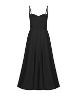 Strapless Sculptural Midi Dress - ST 0334 Yellow - Image 7