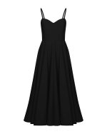 Strapless Sculptural Midi Dress - ST 0334 Yellow - Image 8