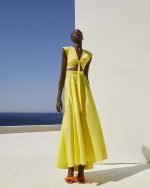 Sleveless Maxi Dress - ST 0245 Yellow