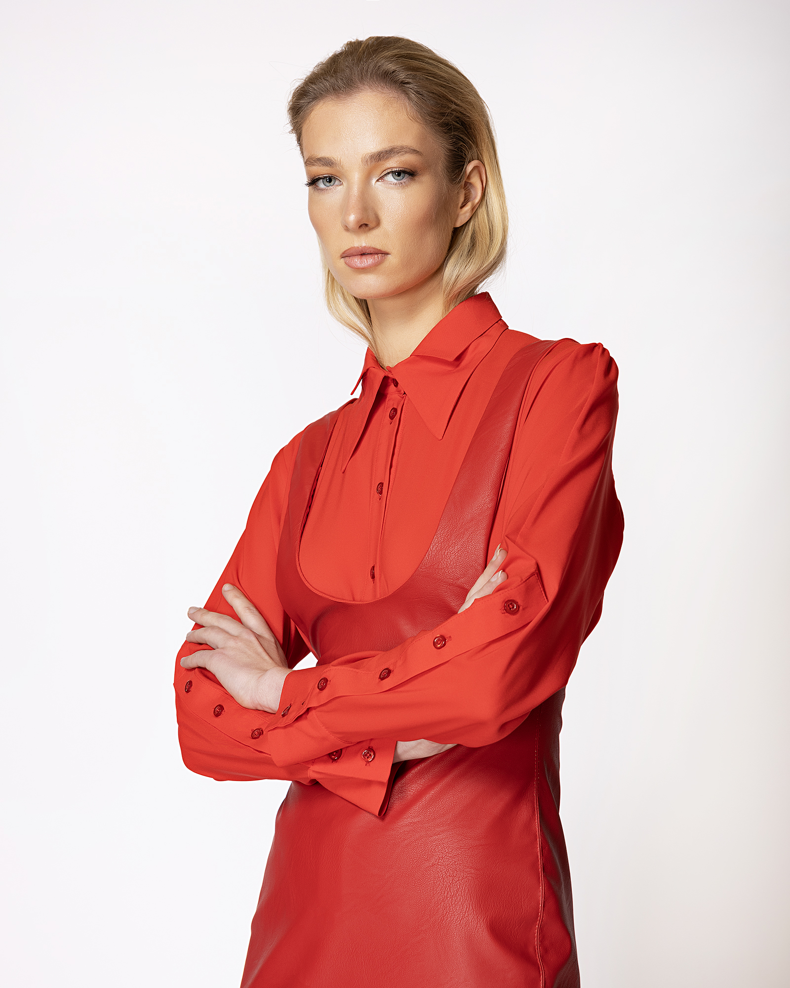 FW026 FW-026 | STATEMENT COLLAR SHIRT - Image 1