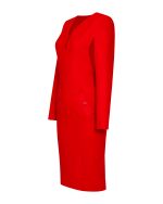 FW-030 | PENCIL DRESS WITH SIDE CUT-OUTS - Image 3