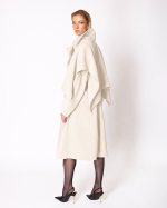 FW-015W | OFF-WHITE CAPE COAT - Image 2