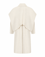 FW-015W | OFF-WHITE CAPE COAT - Image 5