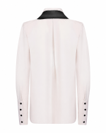FW-018 | CONTRAST-COLLAR SHIRT WITH PUFF SLEEVES - Image 10
