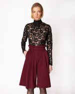 FW-019 | HIGH-WAISTED TAILORED BERMUDA SHORTS - Image 5
