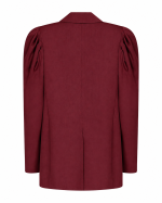 FW-020BR | BURGUNDY BLAZER WITH PRONOUNCED SHOULDERS - Image 3