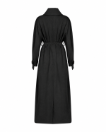 FW-021B | BLACK LONG COAT - Image 4