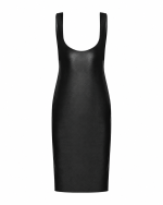 FW-025 | ECO-LEATHER MIDI DRESS - Image 5