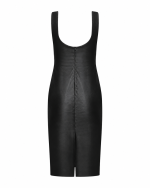 FW-025 | ECO-LEATHER MIDI DRESS - Image 6