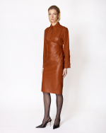 FW-025 | ECO-LEATHER MIDI DRESS - Image 10