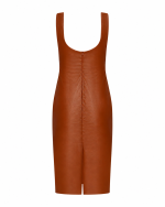 FW-025 | ECO-LEATHER MIDI DRESS - Image 12