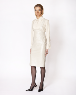 FW-025 | ECO-LEATHER MIDI DRESS - Image 7
