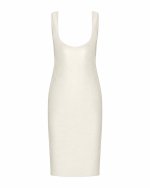 FW-025 | ECO-LEATHER MIDI DRESS - Image 8