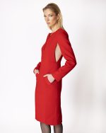 FW-030 | PENCIL DRESS WITH SIDE CUT-OUTS