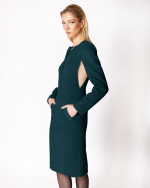 FW-030 | PENCIL DRESS WITH SIDE CUT-OUTS - Image 9