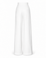 FW-035 | OFF-WHITE HIGH-WAISTED TROUSERS WITH PLEATS - Image 3